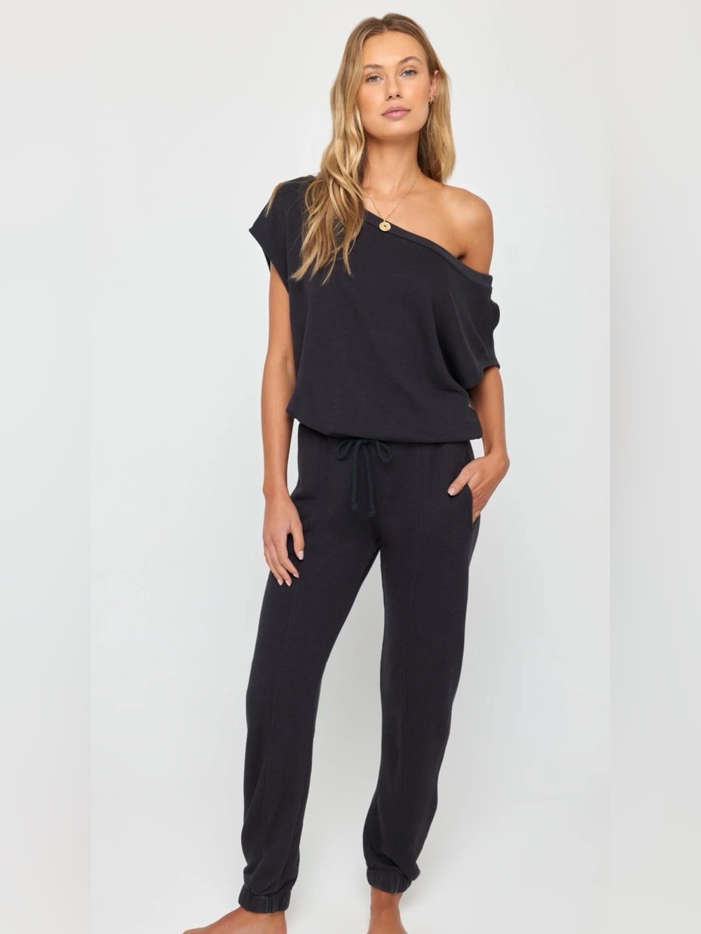 NWT Spiritual Gangster Shelly Off Shoulder Jumpsuit